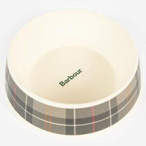 Barbour - Bamboo Tartan Dog Bowl - Classic Tartan - 6.9" x 6.9" x 2.1"